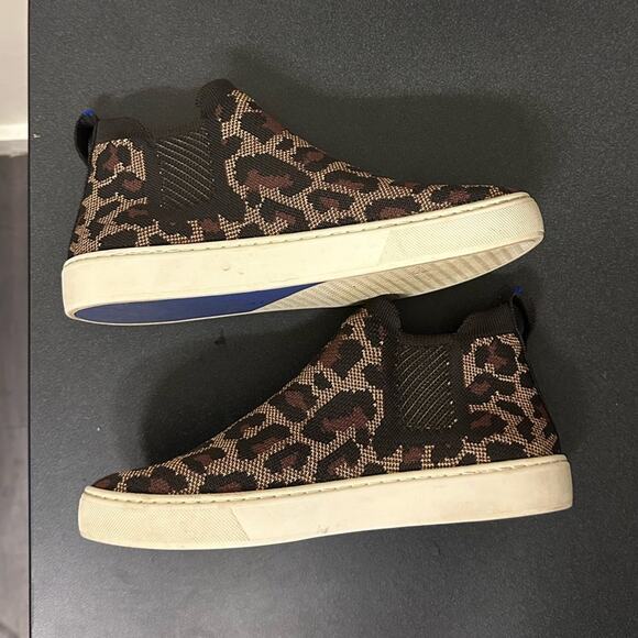 Rothy's The Chelsea Wildcat Cheetah Leopard Shoes
Slip On Sneakers Brown 8.5 - Picture 7 of 14